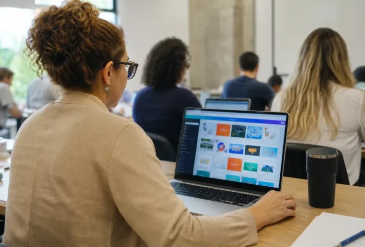 curso gratuito de Canva para professores