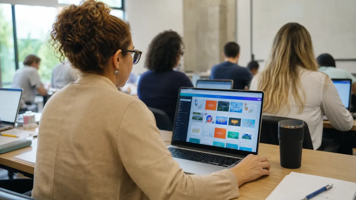 curso gratuito de Canva para professores