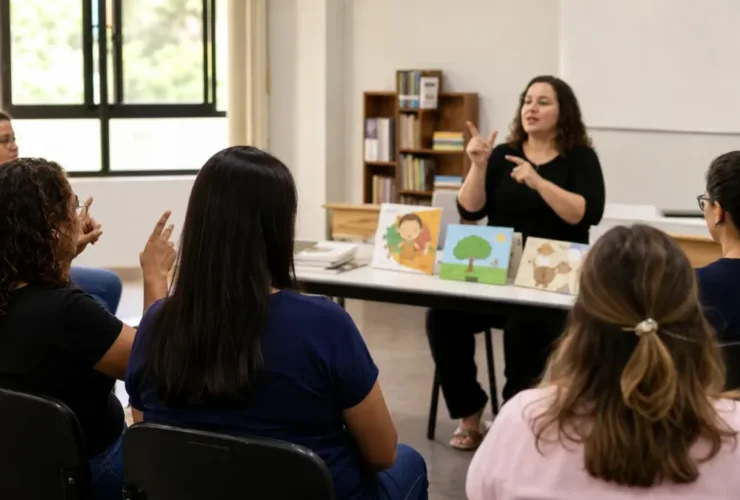curso gratuito de Literatura Infantil em Libras com certificado da UFU