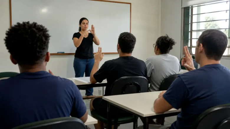 curso gratuito de português para pessoas surdas