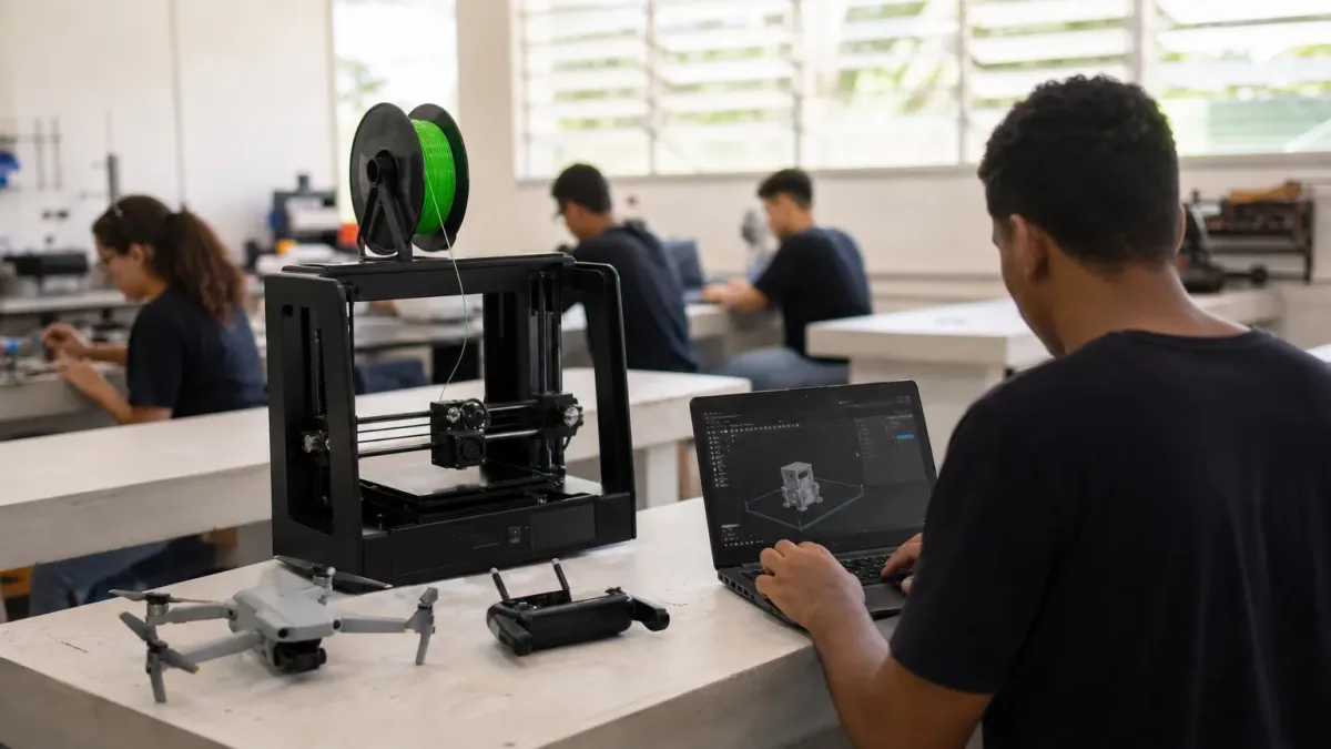 curso gratuito IFNMG Drones e Impressoras 3D