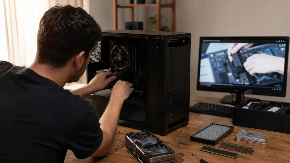 curso gratuito montagem de PCs Kingston Maker online