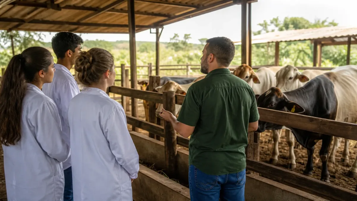 curso técnico Gestão da Produção Animal II professor Etec Pindamonhangaba