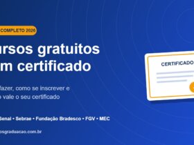 Cursos gratuitos com certificado: guia completo com as melhores plataformas