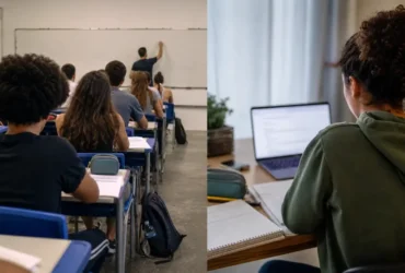 Enade 2025 diferença entre EaD e presencial