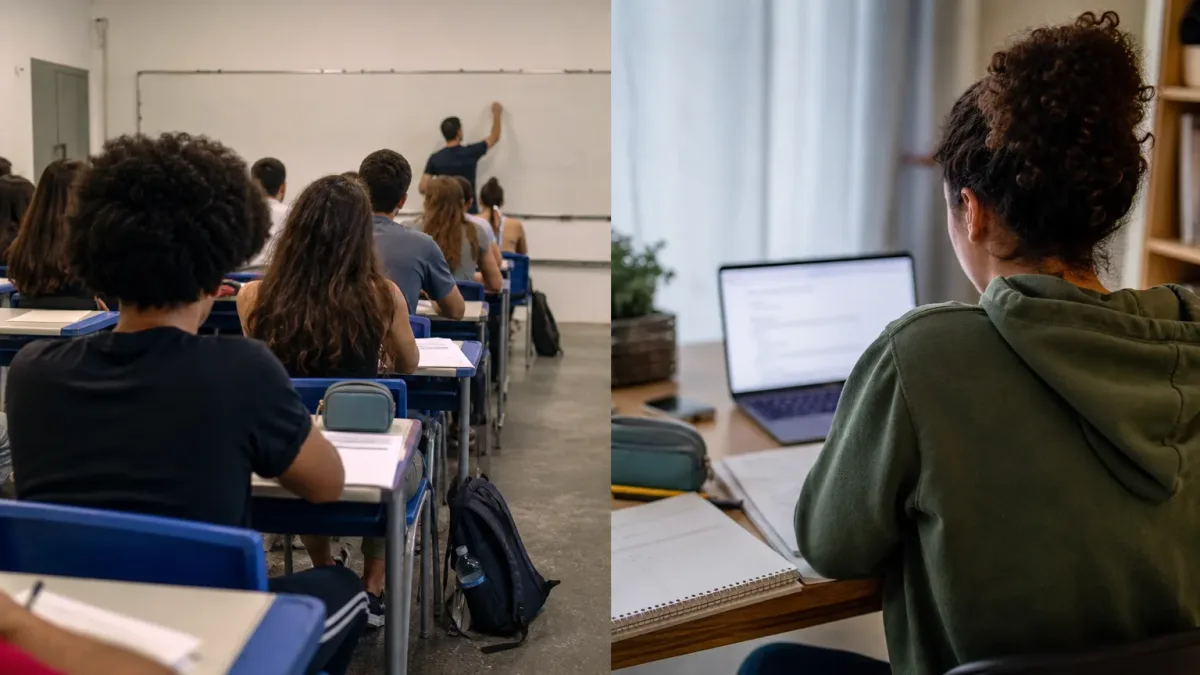 Enade 2025 diferença entre EaD e presencial