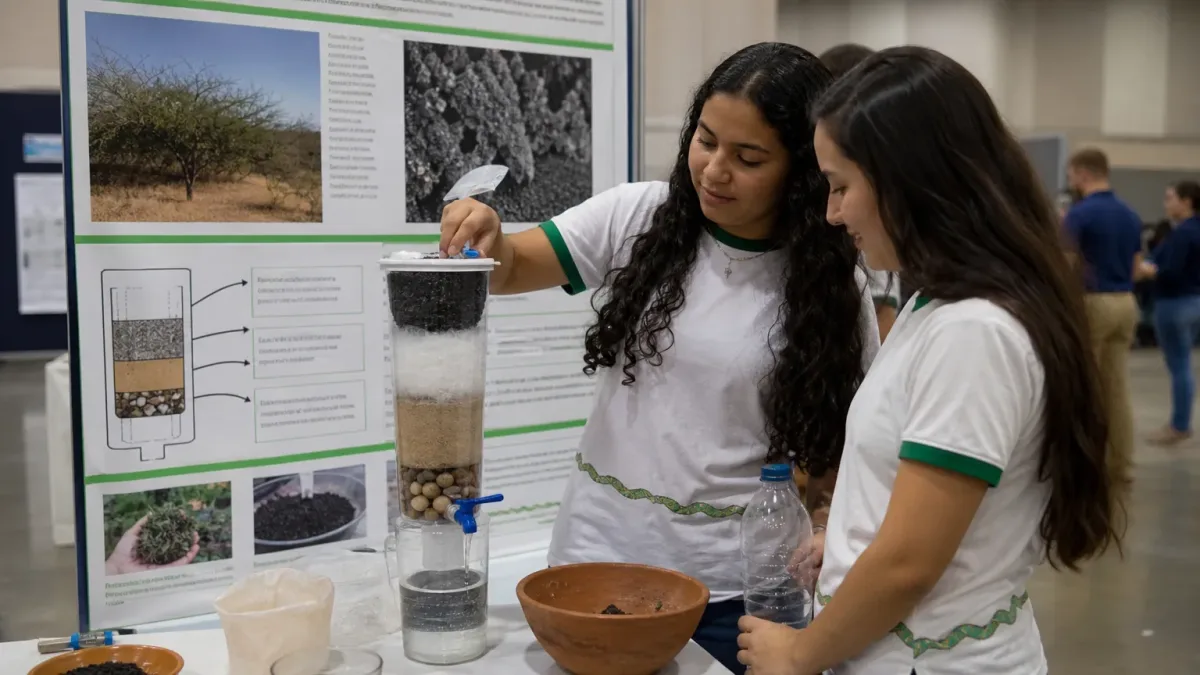 filtro de água com jurema-preta ISEF 2023