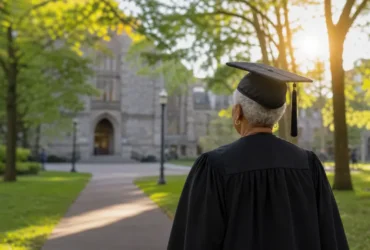 formanda mais velha 75 anos Temple University