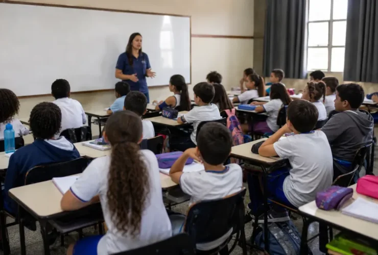 limitar número de alunos por sala educação básica